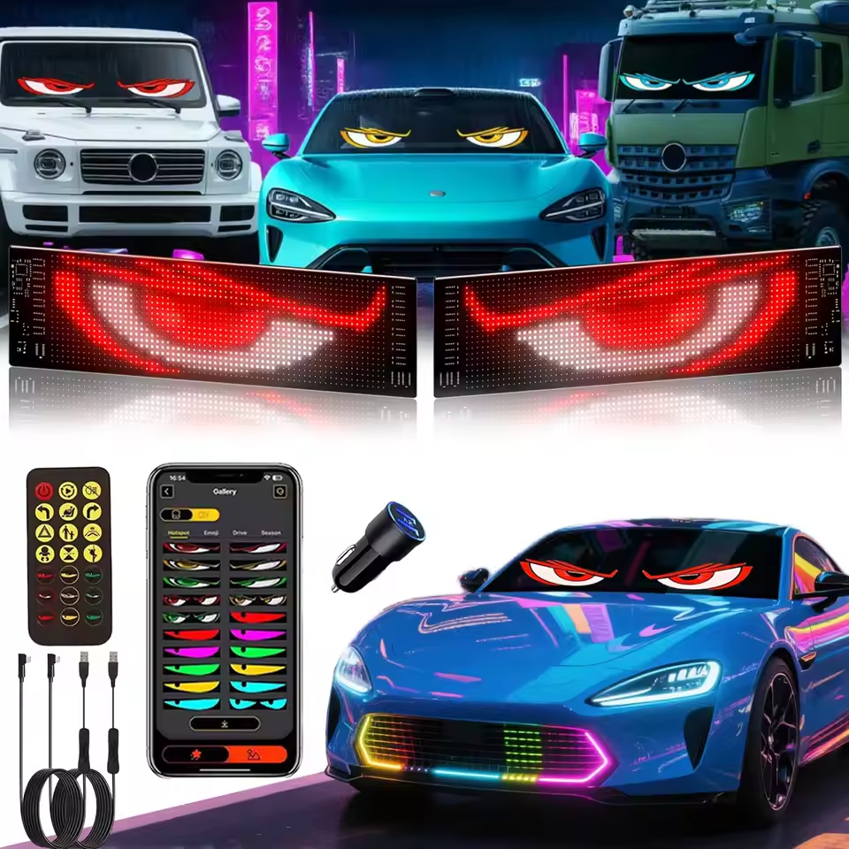 DIY Car Dynamic LED Smart Colorful Eye