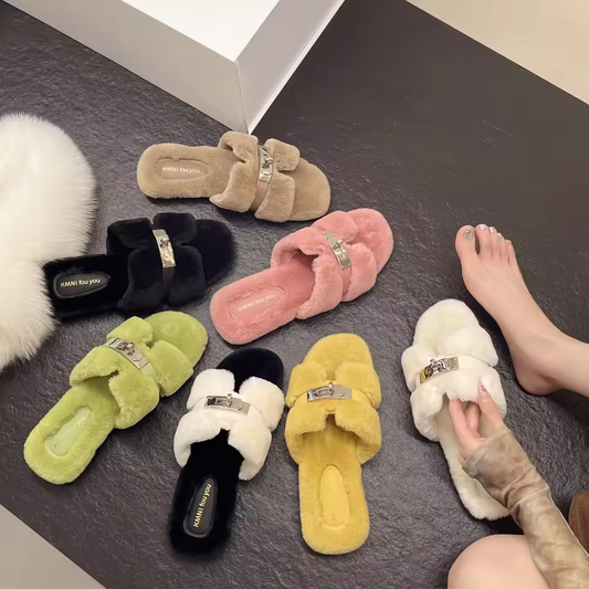 Women's Soft Furry Slippers