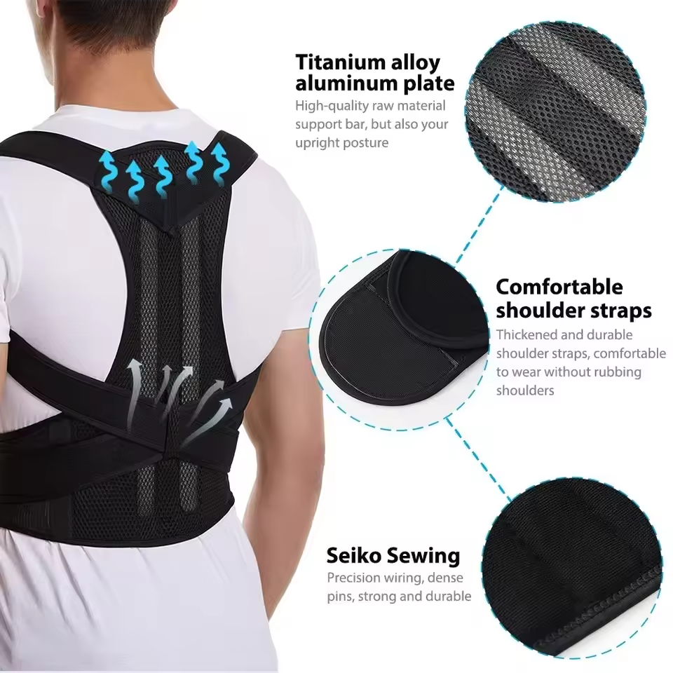 Adjustable Back Brace Posture Corrector Belt