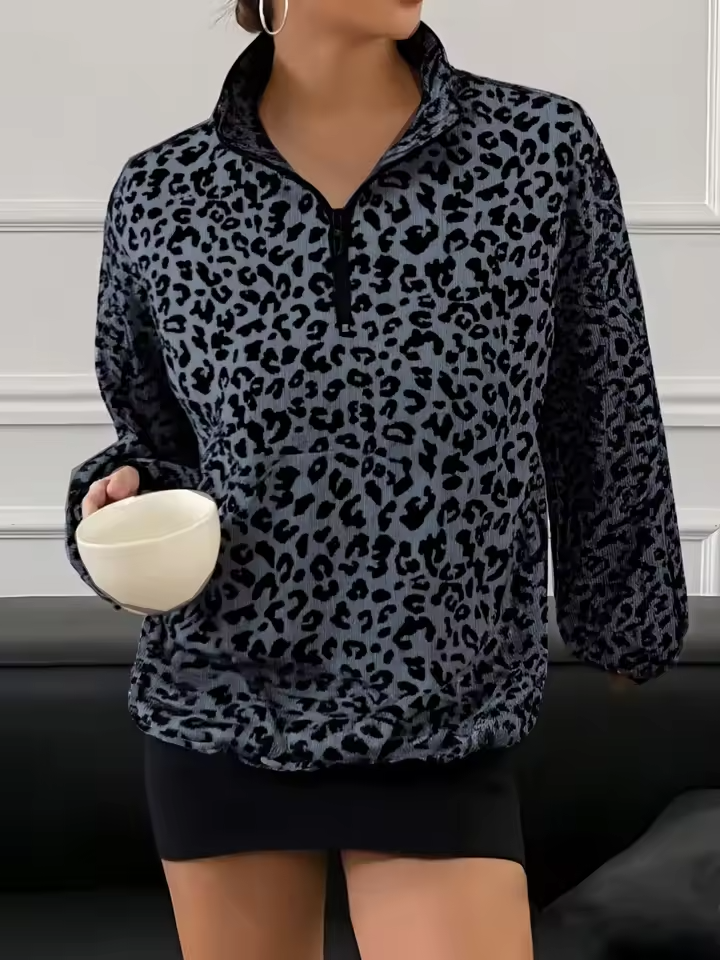 Women's Retro Leopard Print