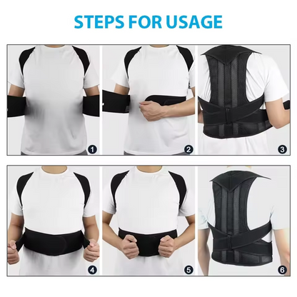Adjustable Back Brace Posture Corrector Belt