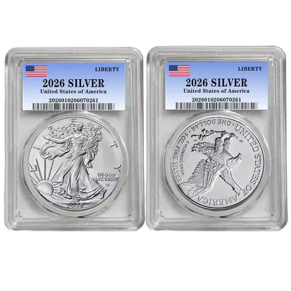 2026 1 oz Silver American Eagle $1 Coin BU